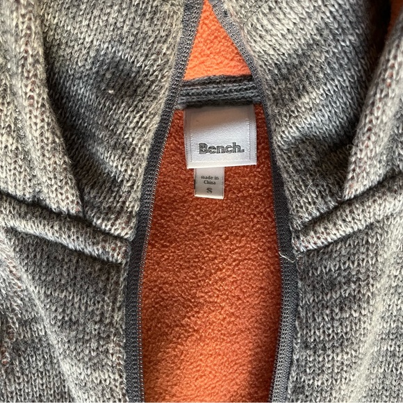 Bench Wool Blend Orange Fleece Lined Long Shacket (S) - Picture 4 of 4